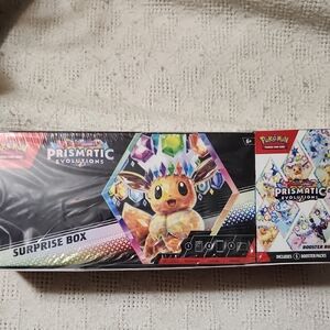 Pokémon prismatic evolutions. Suprise box and booster bundle